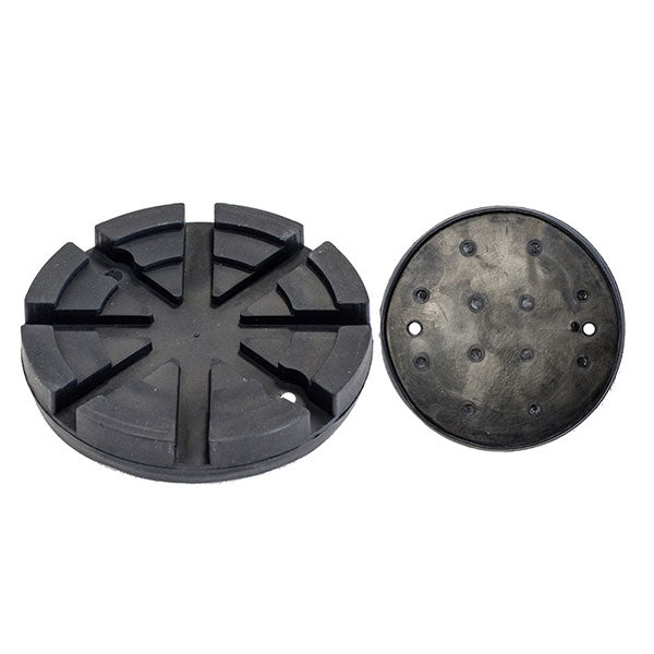 Tampone a cuffia con piastra metallica - CUF125/120M-2F - Per sollevatori modello: NUSSBAUM, AMI Tampone a cuffia con piastra metallica - CUF125/120M-2F - Per sollevatori modello: NUSSBAUM, AMI